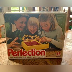 Vintage Game Perfection Missing Pieces 1977 Lakeside Games Works